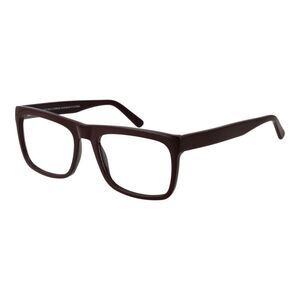 Andy Wolf Rectangular Acetate Eyeglasses Unisex Brown Frames